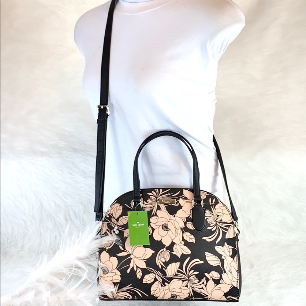 ♠️New Kate Spade ♠️ Reily Black Multi Laurel - Picture 2 of 8